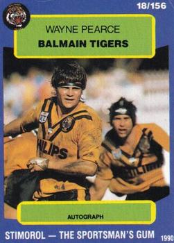 1990 Stimorol NRL #18 Wayne Pearce Front